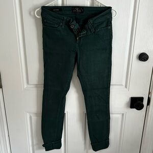 Lucky Brand Green Jeans, Size 26
